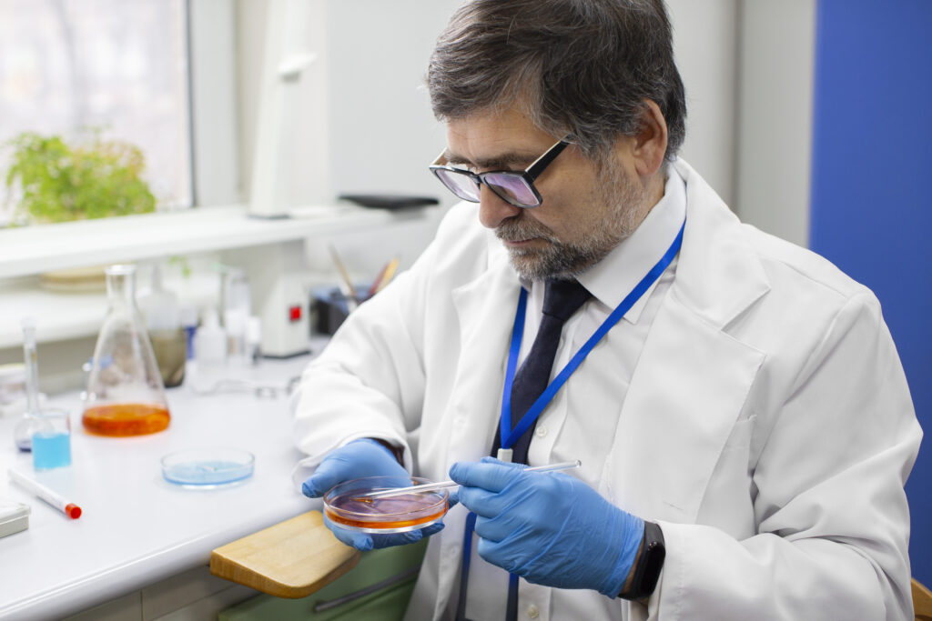 doctor-working-medical-research